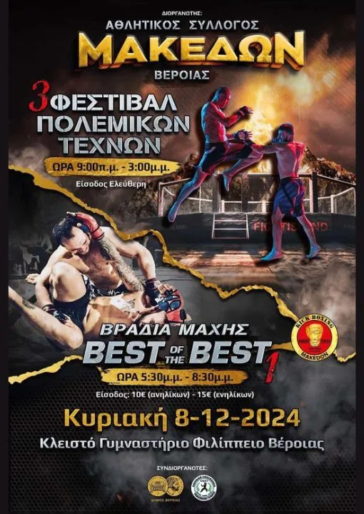 3ο ΦΕΣΤΙΒΑΛ ΠΟΛΕΜΙΚΩΝ ΤΕΧΝΩΝ