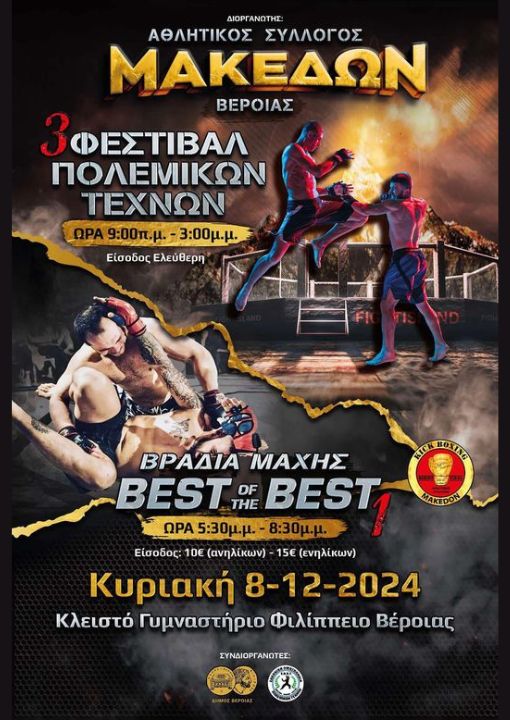 3ο ΦΕΣΤΙΒΑΛ ΠΟΛΕΜΙΚΩΝ ΤΕΧΝΩΝ